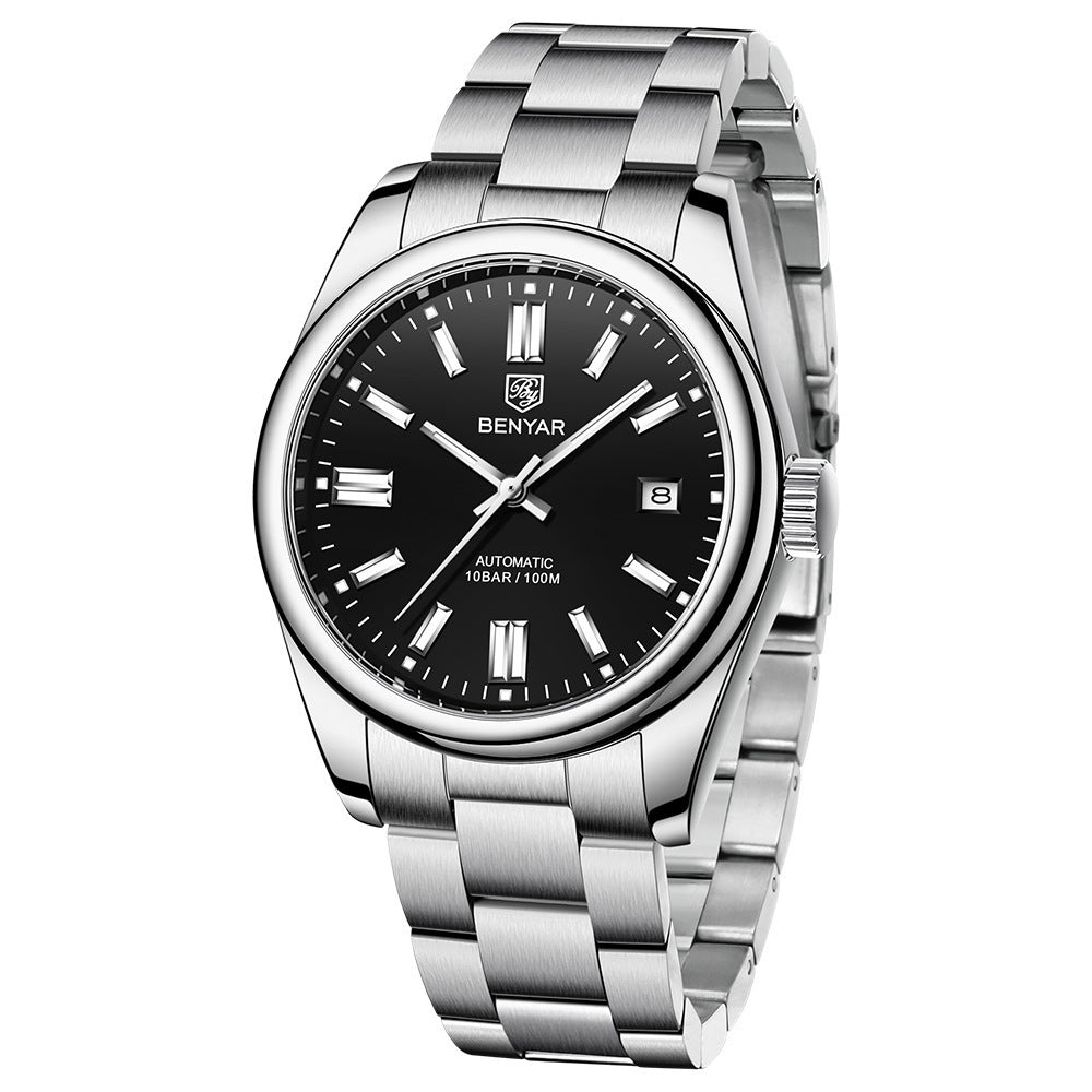 Men's Watch Automatic Casual Mechanical Watch Black