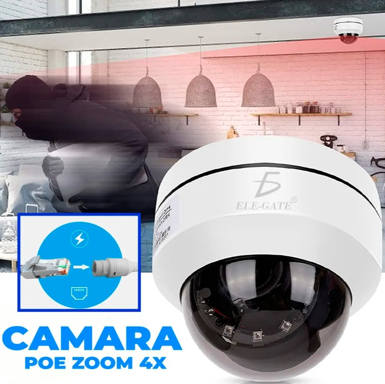 4MP 4X Zoom Surveillance Camera With POE Output