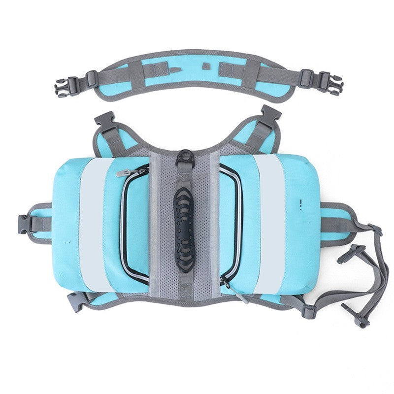 Outdoor Large Dog Backpack For Pets Blue