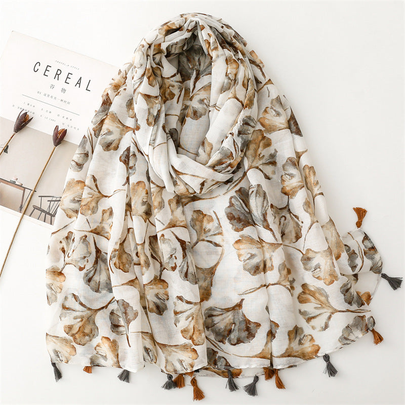 Creative Chinese Style Cotton And Linen Scarf SL2408018 180X88CM