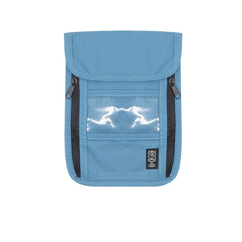Multiple Card Slots With Anti-degaussing Radiation-proof Bank Anti-theft Card Storage Bag Pvc Dark Blue
