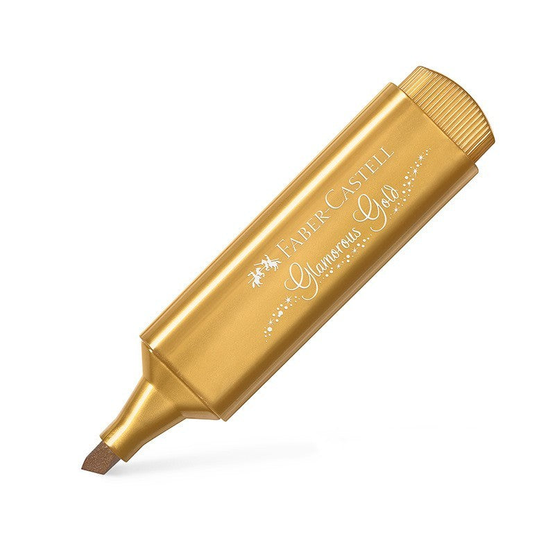 Faber-castell Metallic Highlighters Students Color Pens Gold