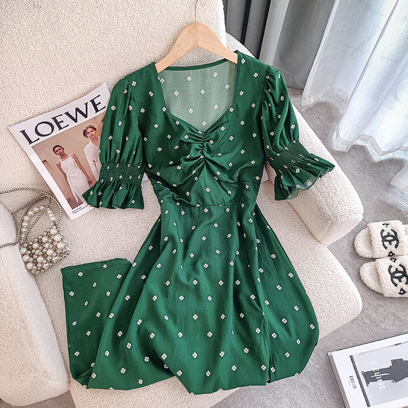 French Slimming Kikyou Dress Women Picture Color