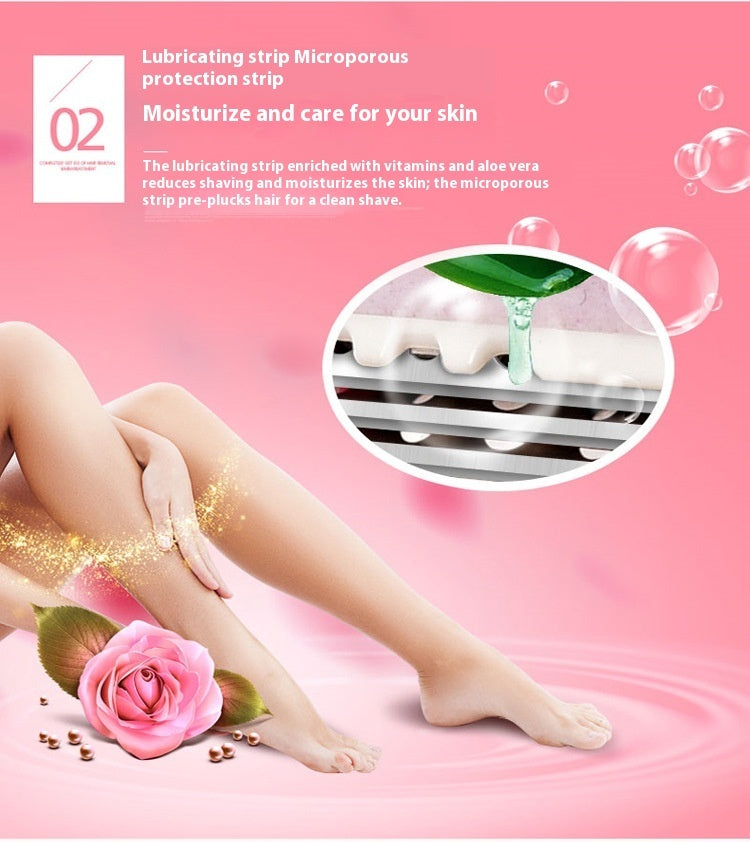 Six-layer Stainless Steel Blades Shaver Shaving