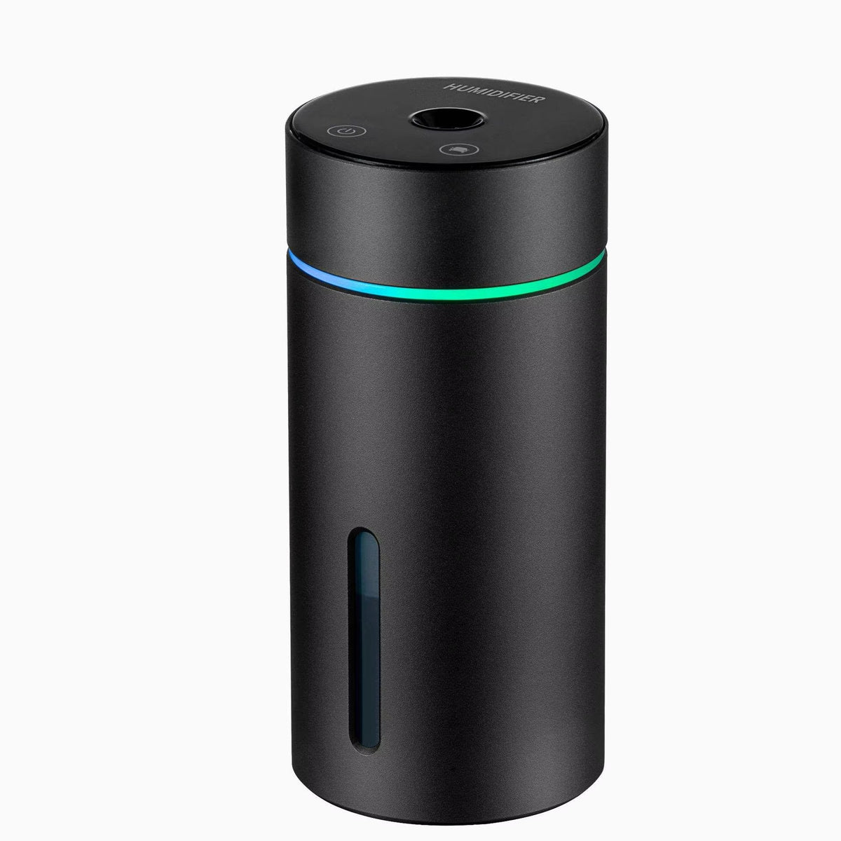 Portable Car Air Humidifier Aluminium Essential Oil Diffuser 260ml Car Aroma Diffuser For Home Office Black USB