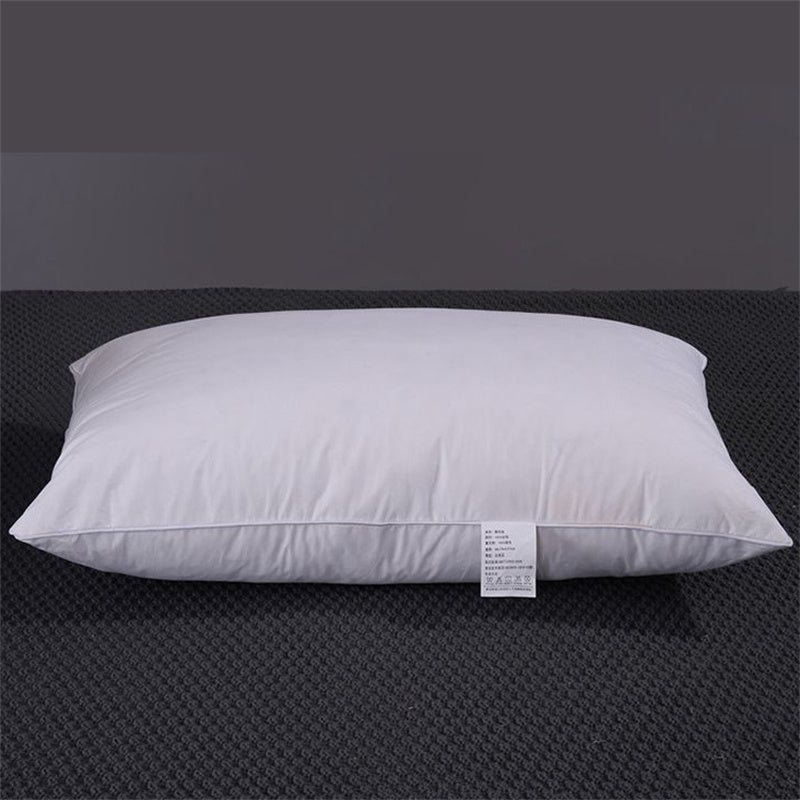 White goose feather pillow White 48x74cm