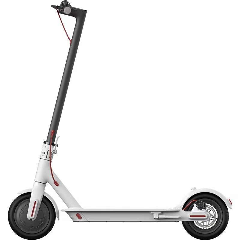 Electric Scooter Model 8.5 Inch Foldable Portable Mobility Scooter Aluminum Alloy Scooter White 220V US