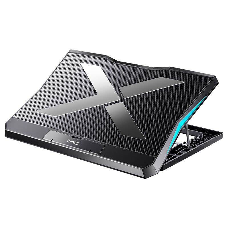 Laptop Radiator Foldable Desktop Cooling Base Black