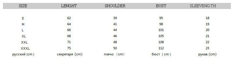 Letter Print Short-sleeve Ladies