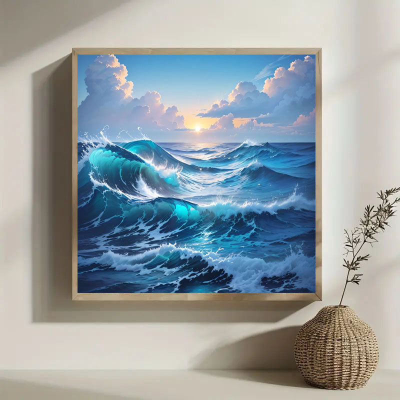 5DDIY Diamond Painting Set - Full Diamond Round Water Diamond Art Code129