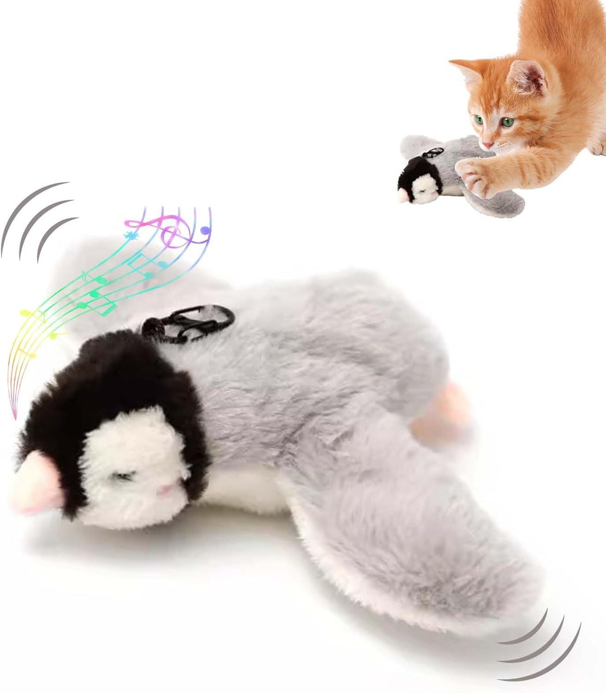Interactive Chirping Bird Cat Toy, 2025 New Flying Interactive Flapping Chirping Bird Cat Toy, Flapping Bird Cat Toy For Indoor Bored Cats, Flapping Bird Cat Toy Penguin