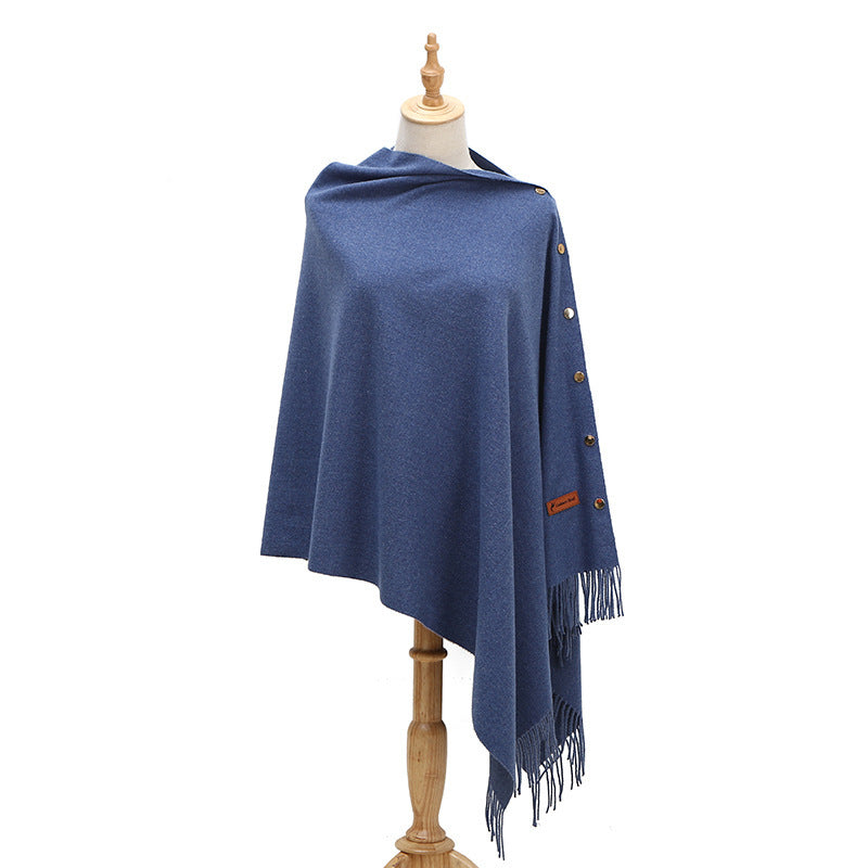 Winter Autumn Women's Cashmere Shawl 17Color 68X200