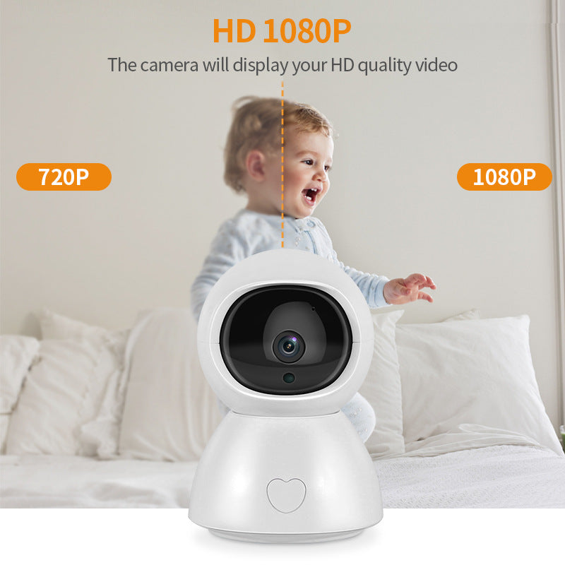 5-inch Baby Monitor Surveillance Camera White