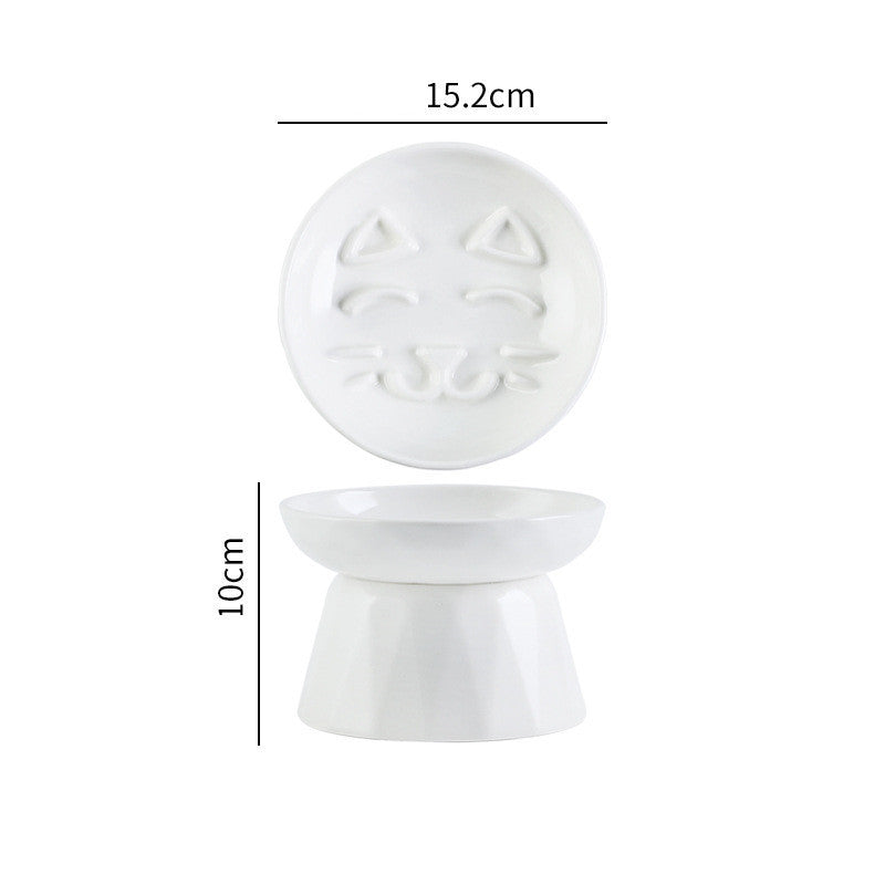 Pet Supplies Cat Bowl Protects Spine Slow food plate