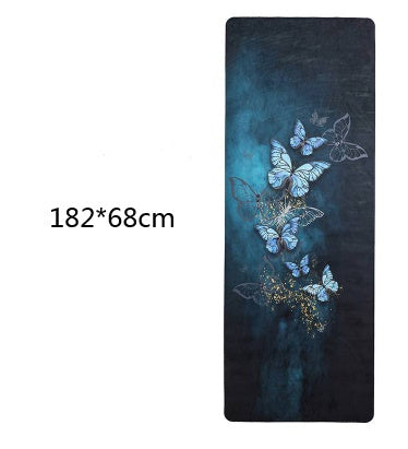Van gaali rubber suede thickened yoga mat 10style 5mm