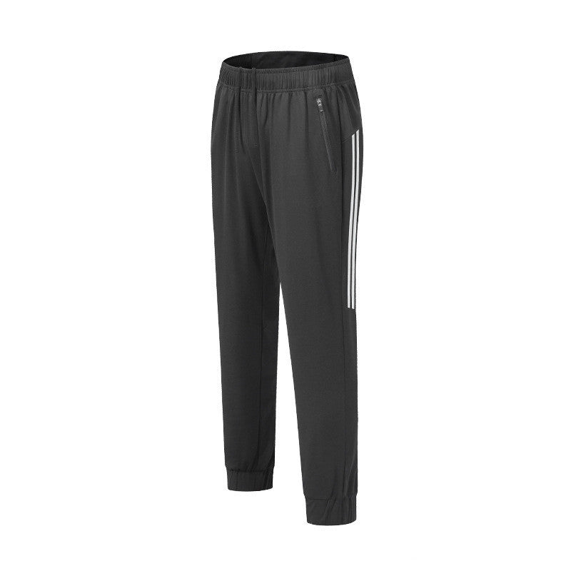 Spring New Running Exercise Pants Men Black