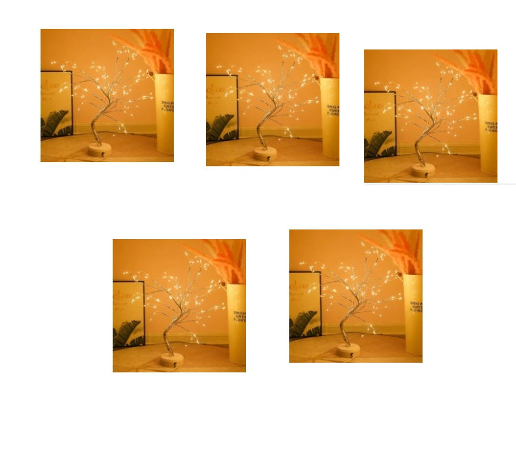 Led Copper Wire Light Bedroom Light Rice grains 5PCS