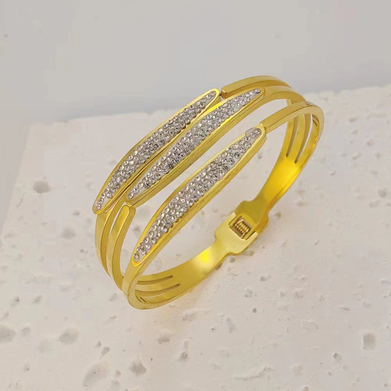 Niche Rose Gold Cold Style Bracelet