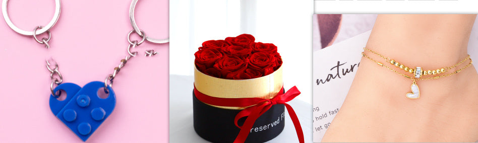 Eternal Roses In Box Preserved Real Rose Flowers With Box Set Valentines Day Gift Romantic Artificial Flowers Set3