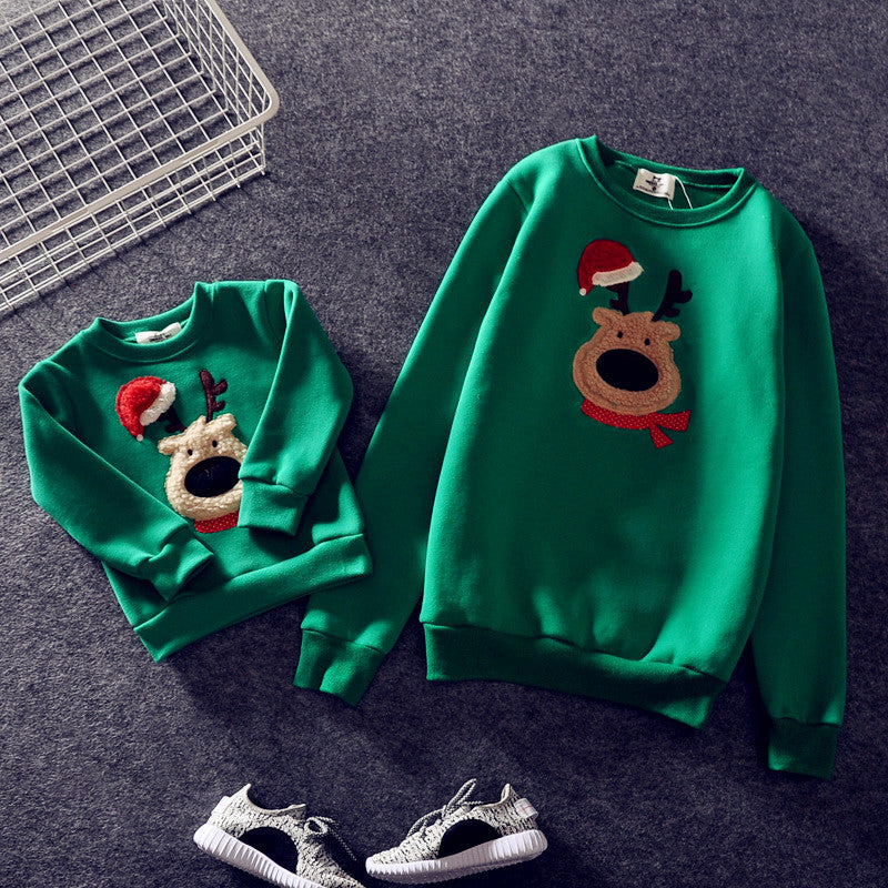Christmas class clothes Elk green