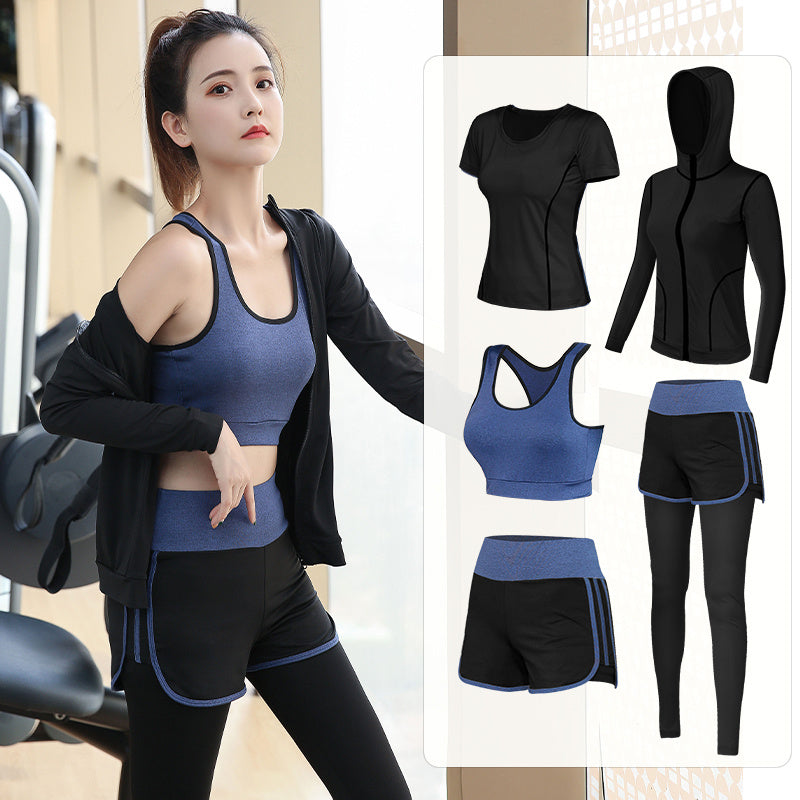 Thin gym yoga clothing Dark Blue