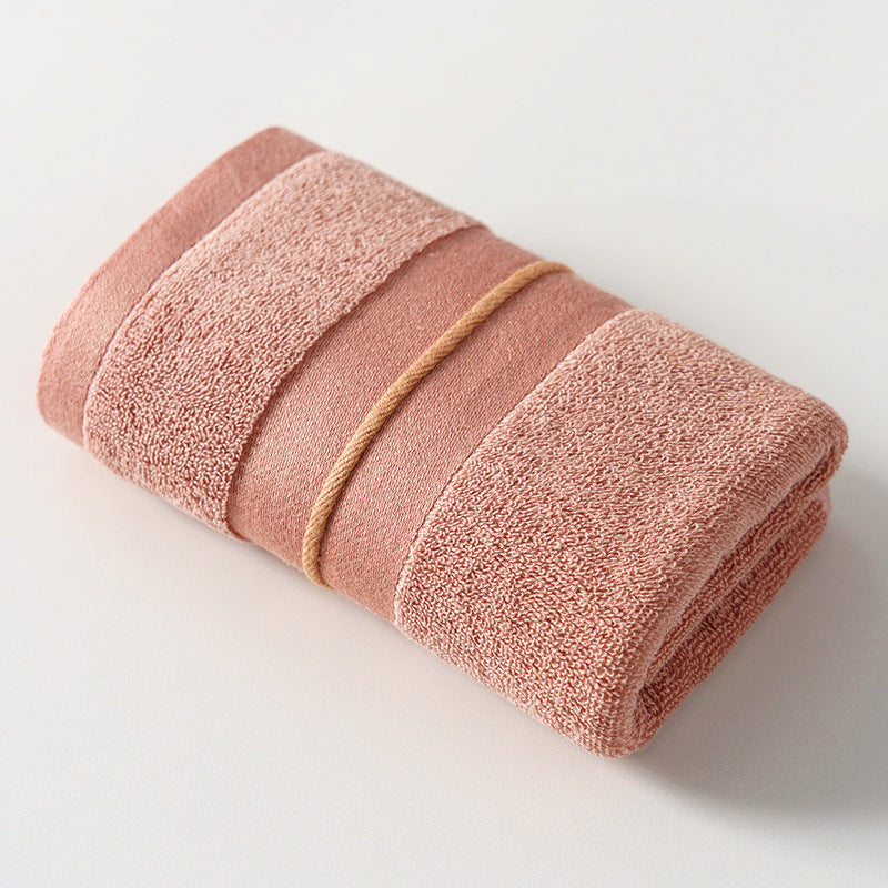 Thickened Absorbent Soft Cotton Face Towel Kapok red
