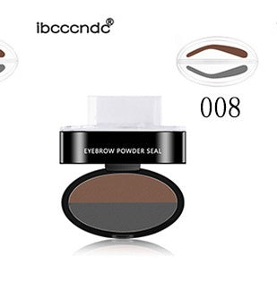 Eyebrow Powder Stamp for Easy Natural Looking Brows 008 gray + light brown