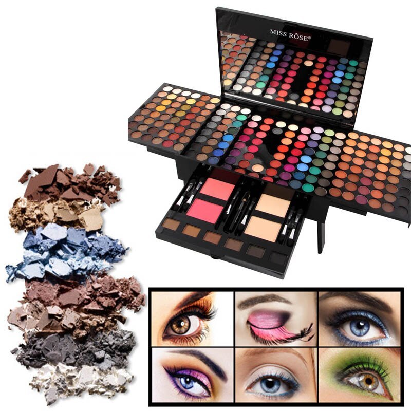 180 Colors Eyes Shadow Blush Set Personalized Piano-shaped Makeup Palette Box 004Y