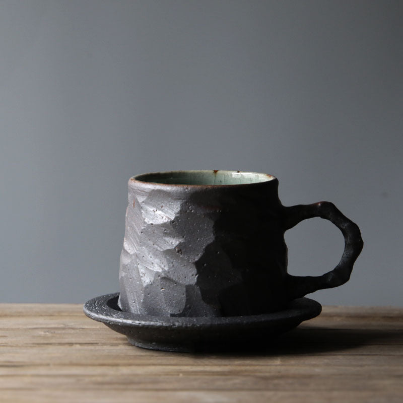 Stoneware Coffee Cup Black