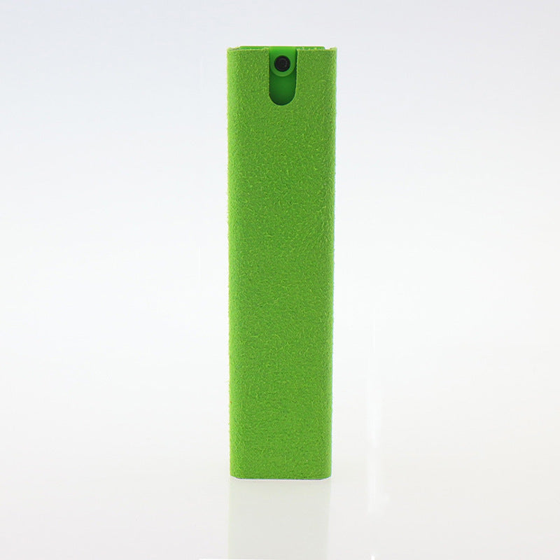2 In 1 Phone Computer Screen Cleaner Kit For Screen Dust Removal Microfiber Cloth Set Green
