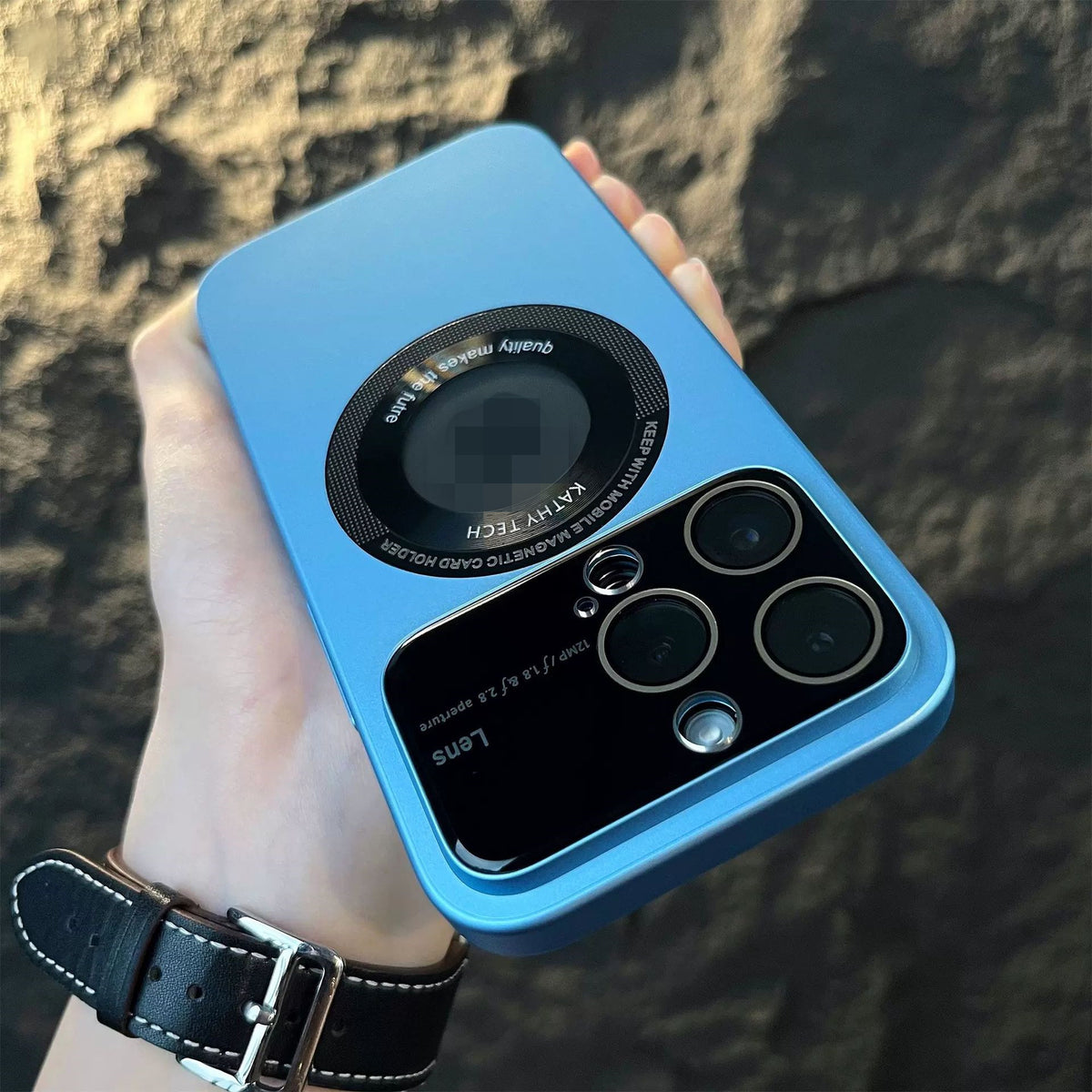 Frosted Drop-resistant Protective Case Far Peak Blue