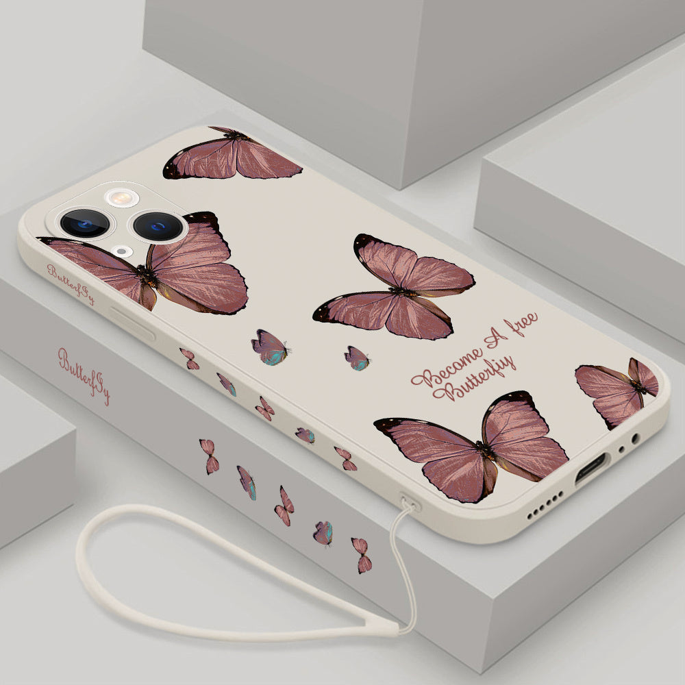 Butterfly Phone Case For IPhone 14 Pro Max 11 12 13 Pro Max White B