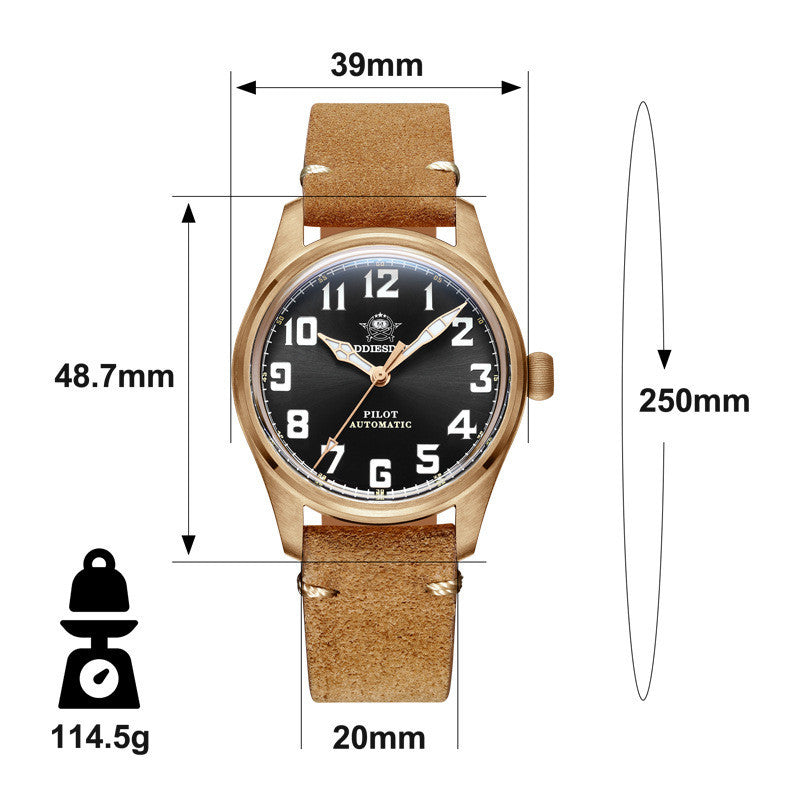 Automatic Mechanical Men's Watch Bronze