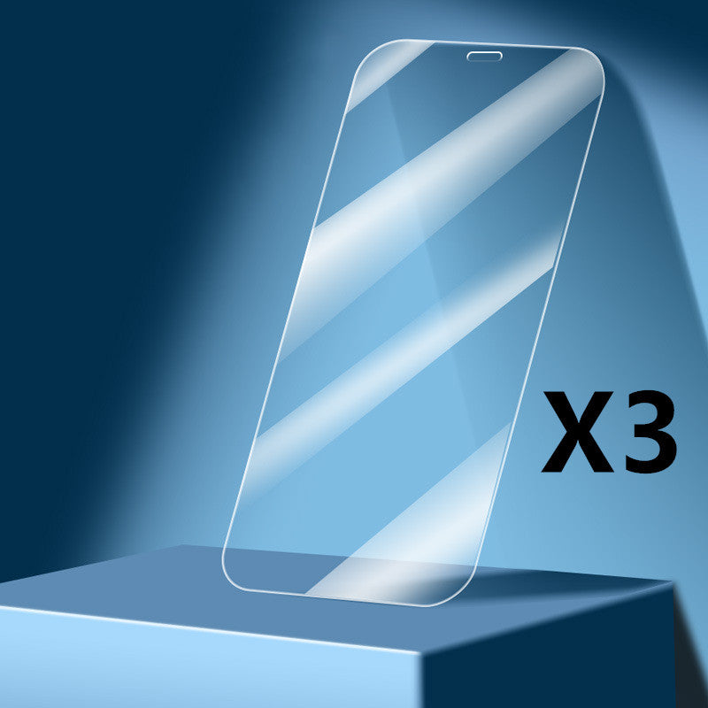 HD Mobile Phone Film Screen Protector Tempered Glass Film Photo Color 3pc