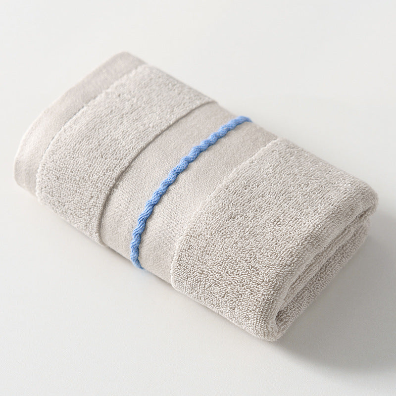 Thickened Absorbent Soft Cotton Face Towel Kapok grey