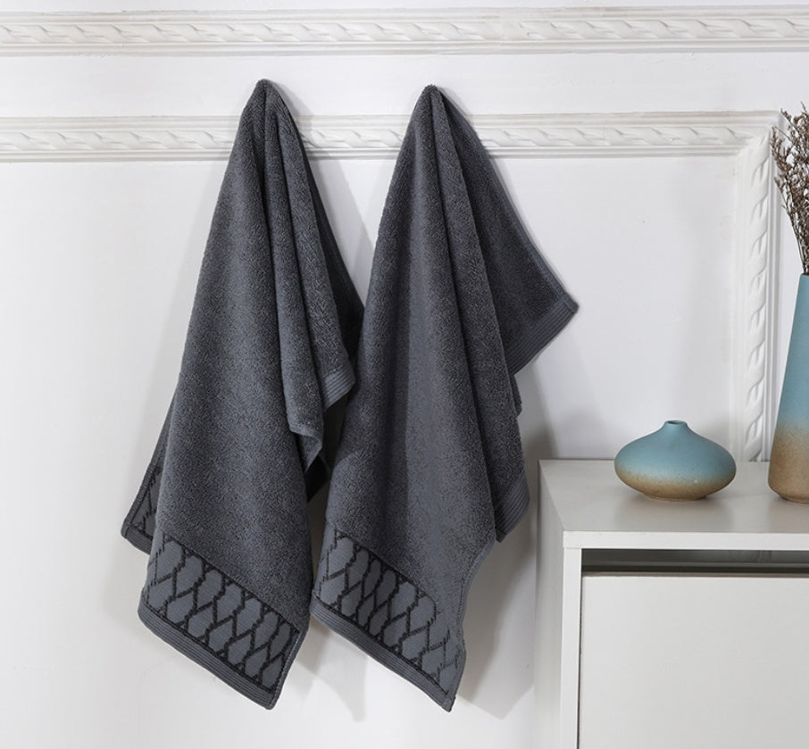 Adult thickening wash towel Bullet gray