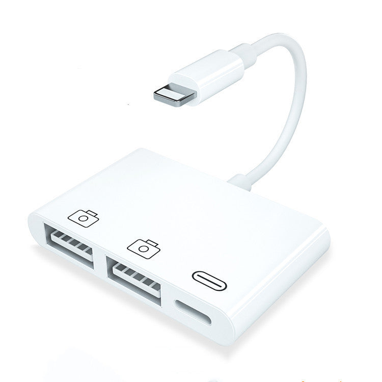 Mouse keyboard U disk SLR camera cable White