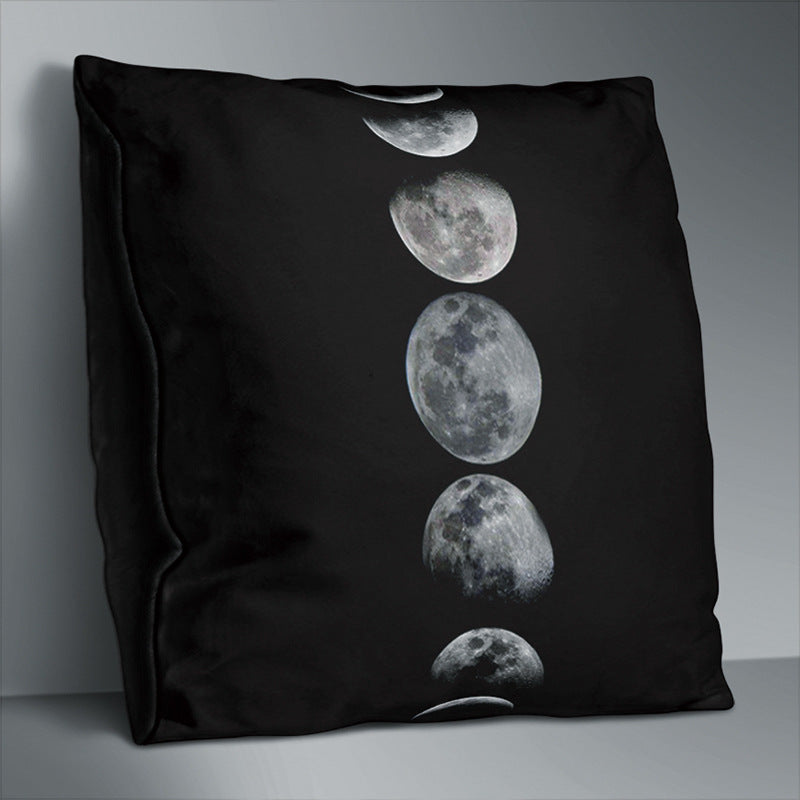Simple Pattern Throw Pillowcase Polyester Pillow Case 2color 45cm Without Pillow