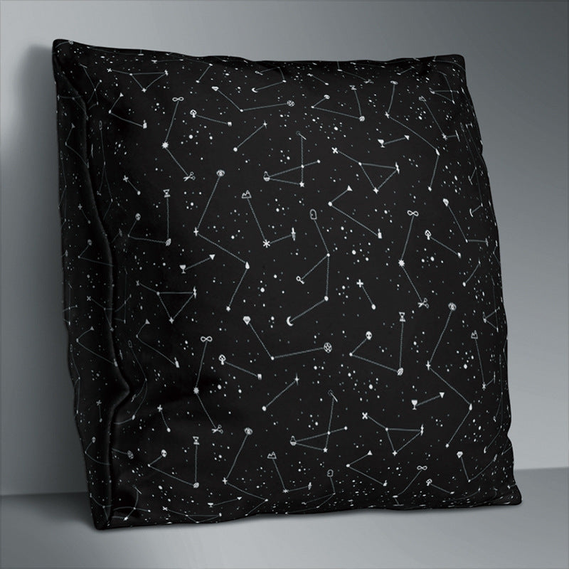 Simple Pattern Throw Pillowcase Polyester Pillow Case 6color 45cm Without Pillow