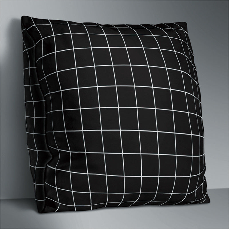 Simple Pattern Throw Pillowcase Polyester Pillow Case 7color 45cm Without Pillow