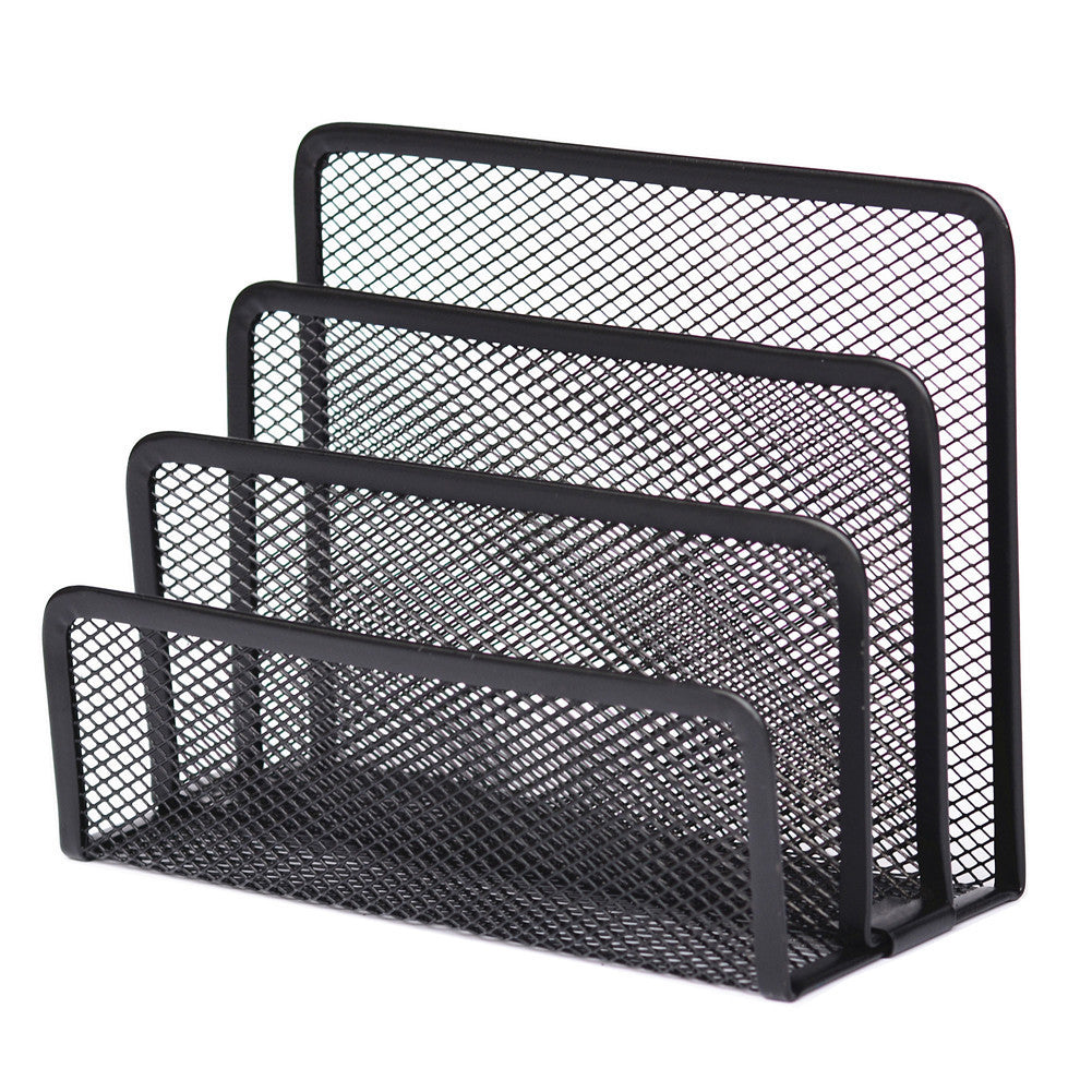 Book Shelves Desk-Organizer Office Mesh Home Metal 1pcs default