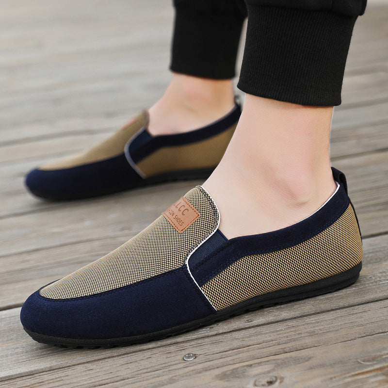 Men's Fashionable All-match Casual Board Shoes Khaki