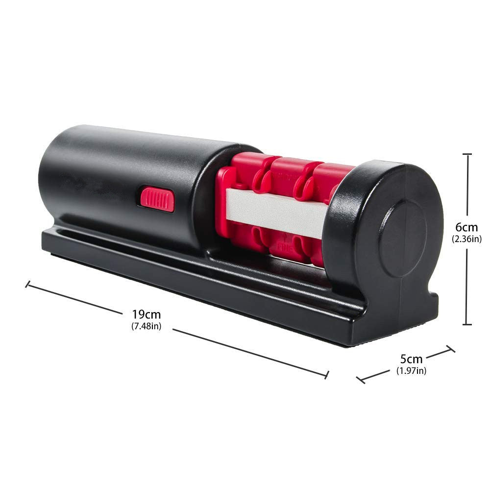 Kitchen manual sharpener Black