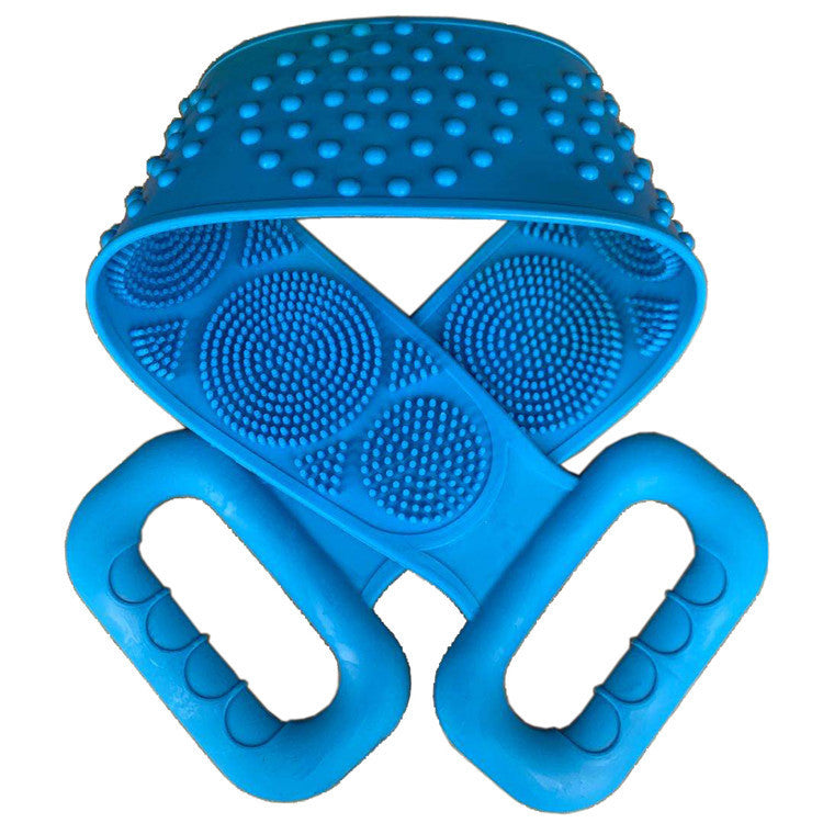Silicone bath towel Blue70cm