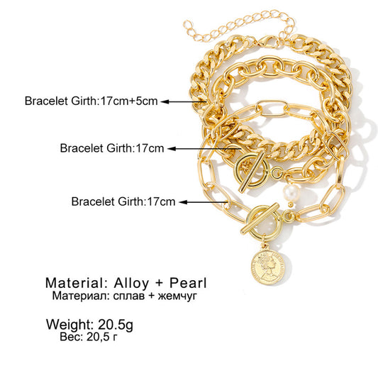 European And American Ladies All-match Bracelet