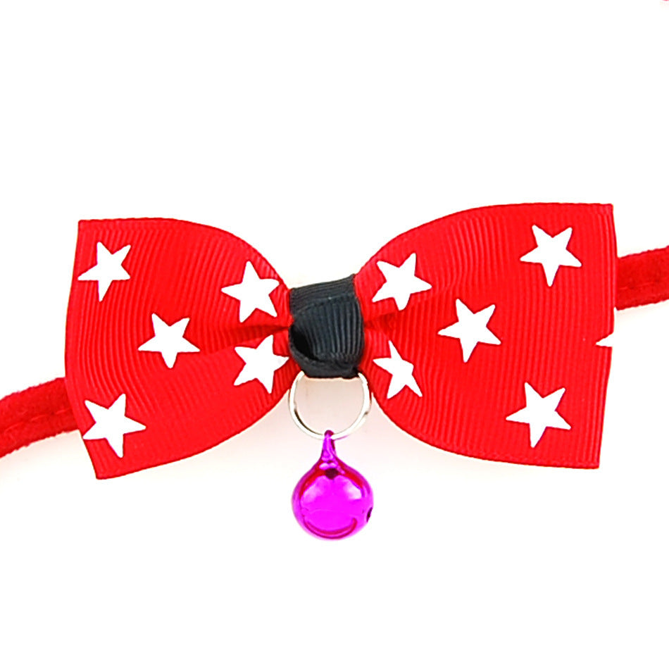 Pet accessories pet bow Red Star