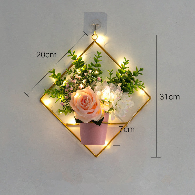 Nordic ins light luxury soft decoration with wall decoration bedroom creative furnishing set wall hanging wall decoration 20Style