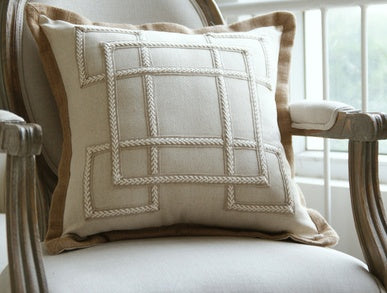 Geometric pillowcase
