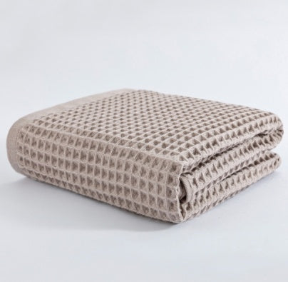 Cotton bath towel big towel Light brown