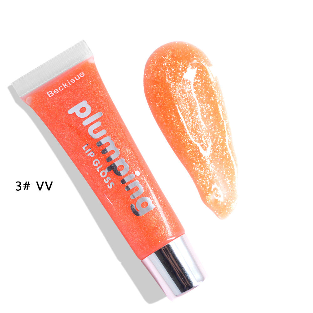 Wet Cherry Gloss Plumping Lip gloss Lip Plumper Makeup Big Lip Gloss Moisturizer Plump Volume Shiny Vitamin E Mineral Oil VV